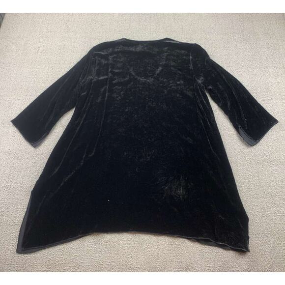 JWLA Johnny WasTunic Top Women S Black Velvet Embroidered Western Boho Festival - Picture 2 of 7